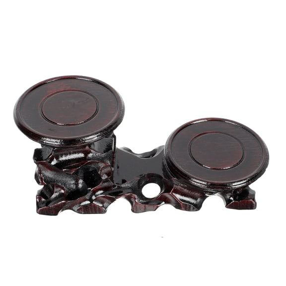 BALAHAPY Flowerpot Base Wooden 1Pcs 7.86x3.54x1.57in