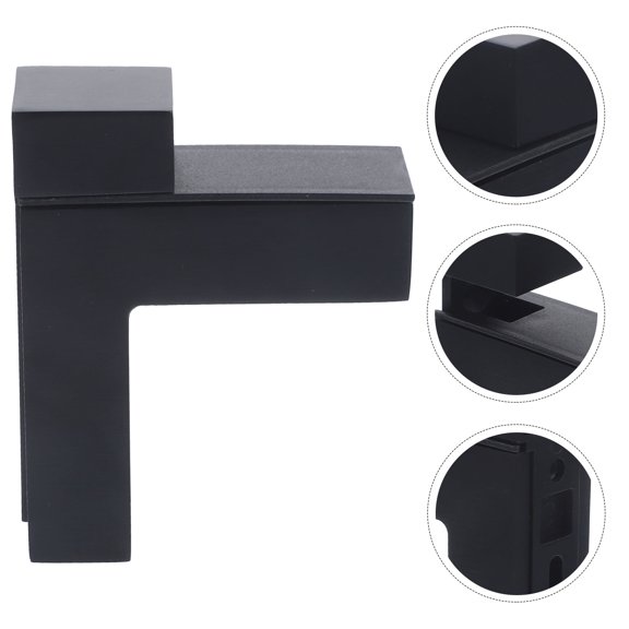 OUNONA Glass Clamp Glass Bracket Clip Frameless Glass Mounting Bracket Glass Clamp for Flat Surface