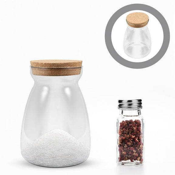 OUNONA Cookie Jar Glass Jar Modern Design 1Pack