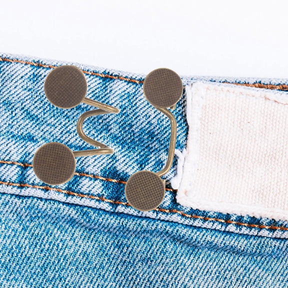 CATIEBYE 4Pcs Button Extenders 1.2x0.6in Adjustable Waistband Accessories for Pants