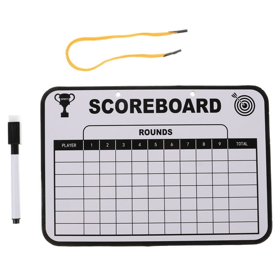OUNONA Golf Scoreboard Set - Reusable Dry Erase Scoreboard for Golf Practice and Competition, Writable, Portable, and Easy to Use