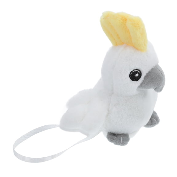 OUNONA Googly Shoulder Stuffed Parrot Child 15.00X12.00X10.00CM White