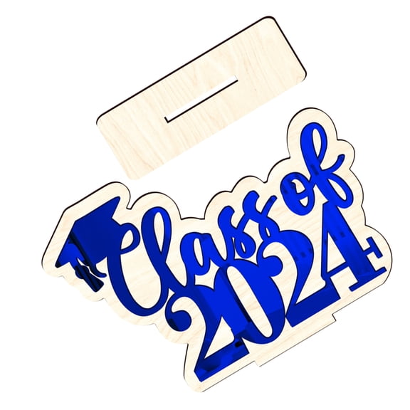 OUNONA  Graduation Cap Decoration End Invitation Envelopes Decorations Blue