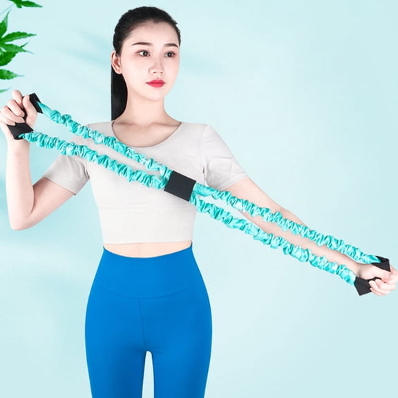 OUNONA Green Chest Expander Elastic Bands for Muscle Training Home Fitness Resistance and Body Sculpting