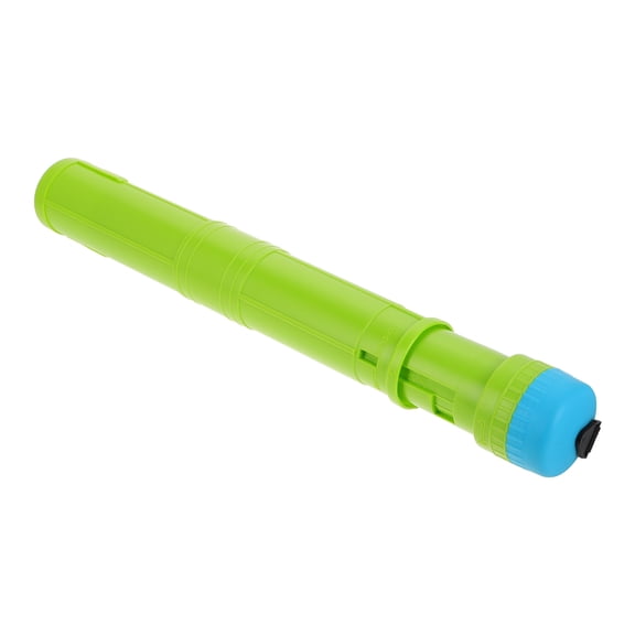 OUNONA Green Adjustable Telescoping Poster Tube with Shoulder Strap for Artwork Storage and Easy Transport