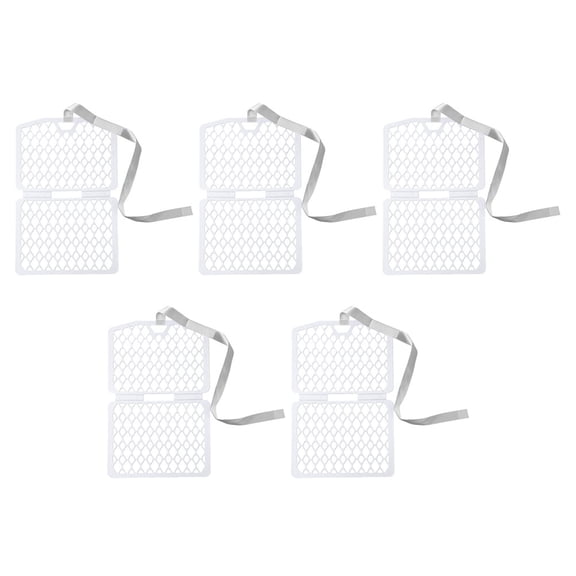 OUNONA Grey Splint for Clothing Folding with PP Support Board and Polyester Material 5 Pieces