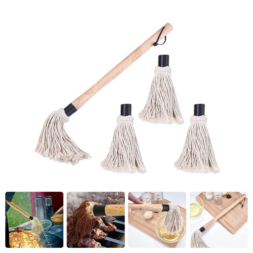 OUNONA  Grill Cleaning Brush Basting BBQ Dip for Barbecue Kitchen