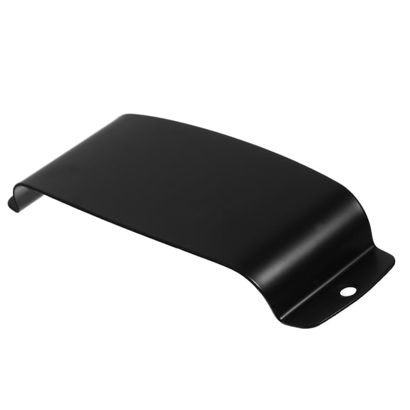 OUNONA Black Steel Guitar Back Plate and Bass Bridge Cover Set for Musicians and Hobbyists