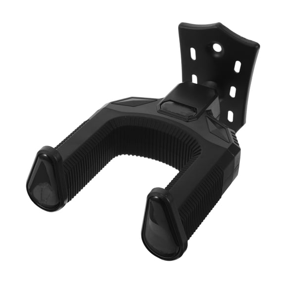 OUNONA Wall-Mounted Guitar Holder with Iron and Rubber, Horizontal Rack for Secure Storage of Musical Instruments, 1 Set