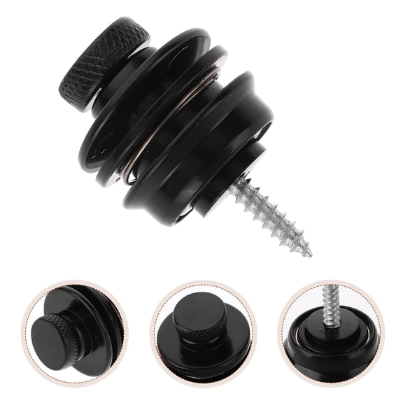OUNONA Guitar Strap Button Studs Bass Accessories Ukulele Lock