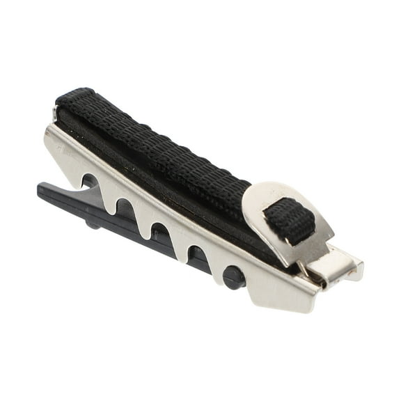 OUNONA Guitar Tuner Clip Plastic Bridge Clamp for Acoustic and Electric Guitars Black Color