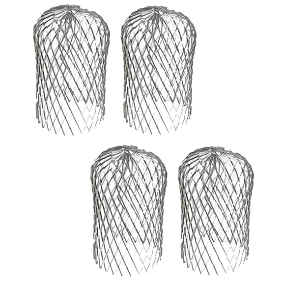 OUNONA Gutter Filters Made of Aluminum for Protecting Flowers in Garden Care