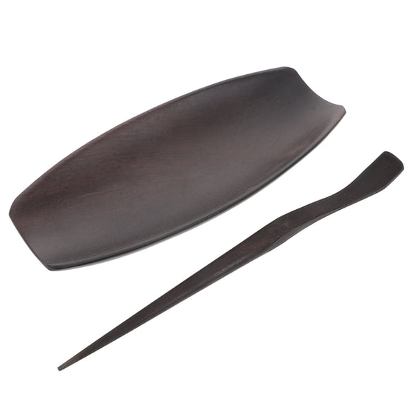 OUNONA HOMEMAXS Wooden Tea Ceremony Set with Creative Design for Kung Fu Tea 1 Set Dark Brown Color