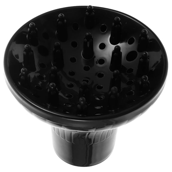 OUNONA Hair Styling Diffuser Black Hair Dryer Attachment with Frizz Control and Volume Boost Features