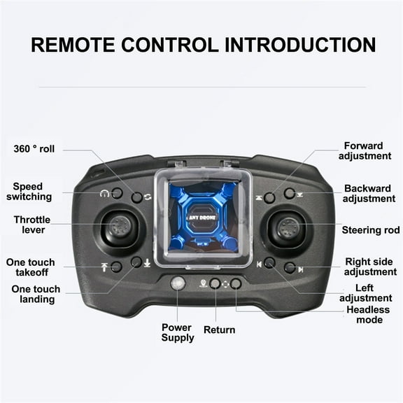 Drone with Camera 1080P HD FPV Foldable Drone for Beginners and Kids with Carrying Case,2 Batteries,Headless,3D Flips,One Key Start,Toys Gifts for Kids