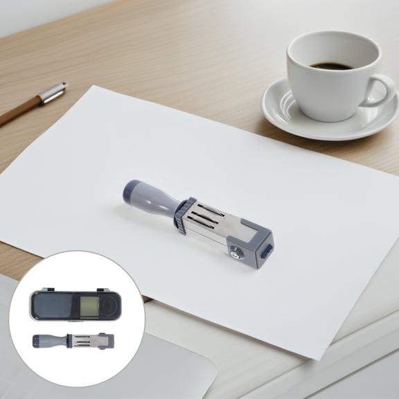 FOLOYORI Adjustable Rolling Date Stamp Multi Use Office Stationery Date Printer