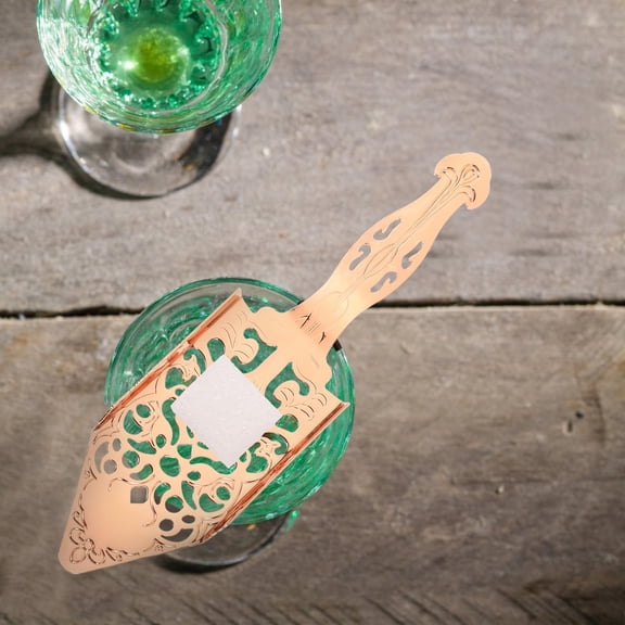 OUNONA Handheld Stainless Steel Absinthe Spoon with Hollow Out for Absinthe Fountain Preparation