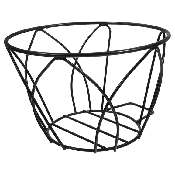 OUNONA  Hanging Planter Stands Flower Pot Holder Post Deck Hooks Black