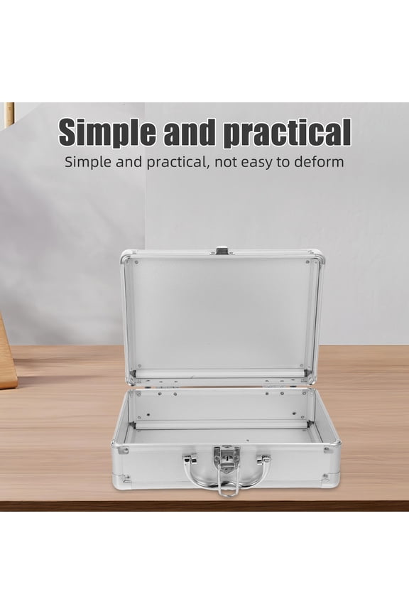 Hard Case Makeup Bag Briefcase Aluminum Alloy Work 1Pack