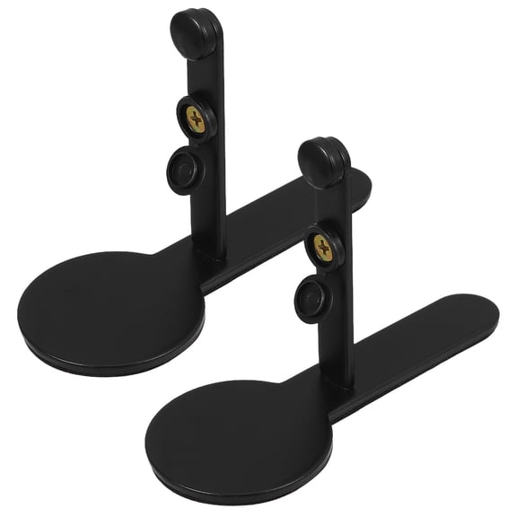 OUNONA 1 Pairs Pegboard Bracket Kit Desk Mounting Metal Pegboard Holder for Tabletop Display Standing Pegboard Desk Setup for Home Office School