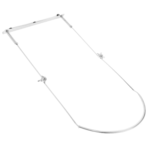 OUNONA  Harmonica Holder Neck Professional Mouth Organ Stands Silver