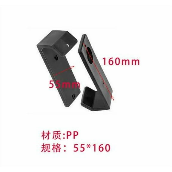 OUNONA Heavy Duty Barbell Hooks 1 Pair for Squat Rack Gym Equipment Attachment Plastic Space-Saving Storage Hangers