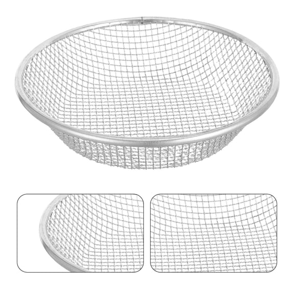 OUNONA Heavy Duty Compost Sieve Metal Screen for Garden Soil and Rock Separation