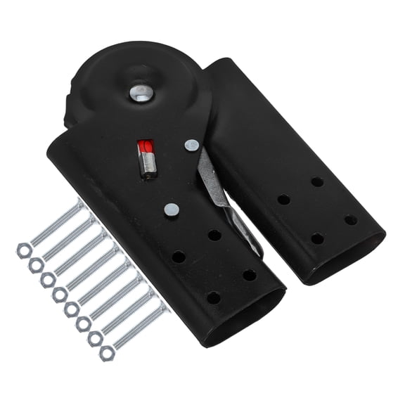 OUNONA Heavy Duty Ladder Hinge Folding Step Ladder Hinges Metal Ladder Hinges Step Ladder Hinge Replacement Kit With Screws For Ladder Tie Rod Attic Ladder Attachment