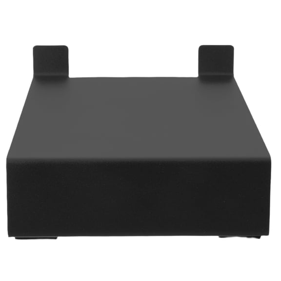 OUNONA Large Black Metal Subwoofer Stand with Angled Design and Non Slip Pads