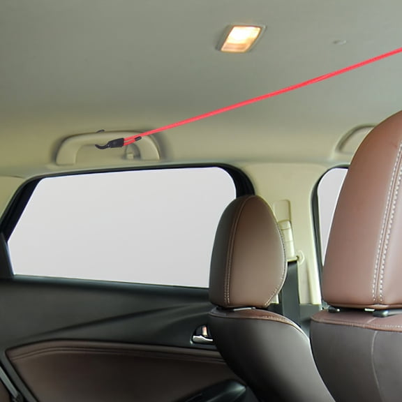 OUNONA Heavy Duty Red Flat Bungee Cord with Hooks Adjustable Lashing Strap for Storage and Transport