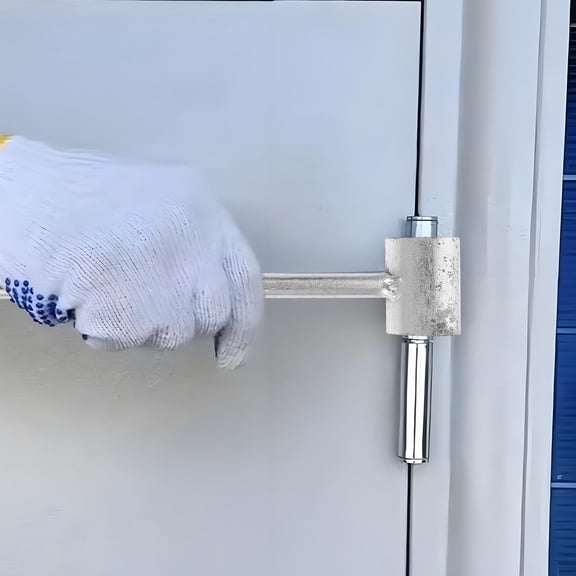 OUNONA Heavy Duty Steel Hinge Gap Adjusting Tool for Door Alignment 19 mm Single Head Spanner Silver