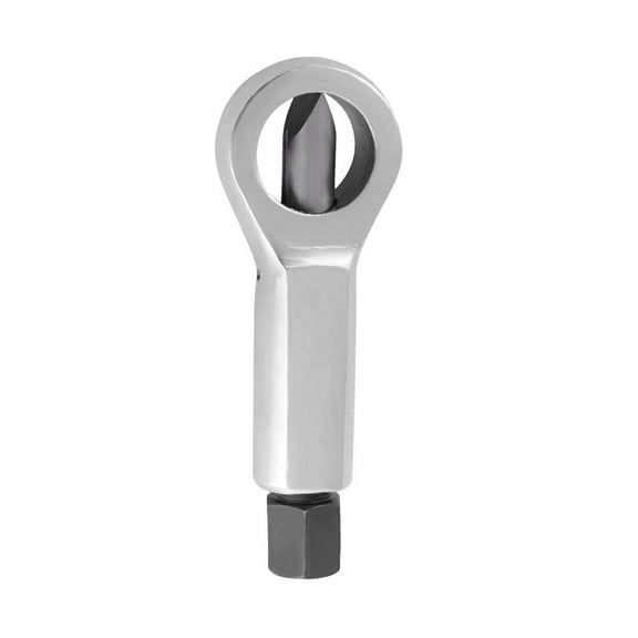 OUNONA Metal Nut Crusher Tool in Silver Forged Steel for Breaking and Removing Rust Nuts