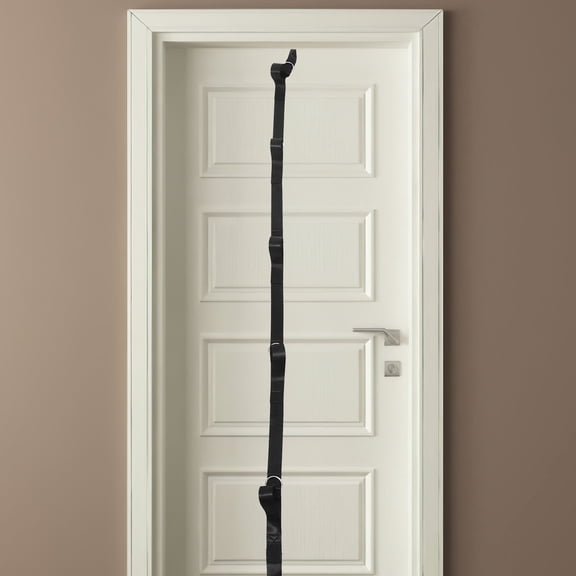 OUNONA Workout Stretch Bands Black Elastic Bands for Strength Training and Stretching Exercises