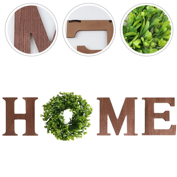 WEAVILUX Letters For Wall Wood 1Set Family Decor Living Room Decoration