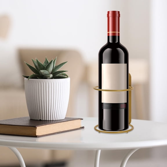 OUNONA Hemoton 2 Pcs Wall Mount Wine Rack Holder Metal Brackets for Wine Display and Storage Organizer