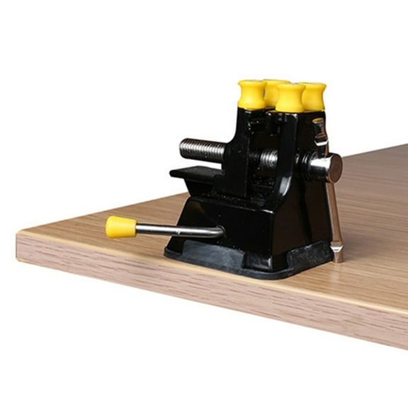 OUNONA Hemoton Table Vise Clamp for Walnut Jewelry Sculpture 1 Set Alloy Parallel Table Vise