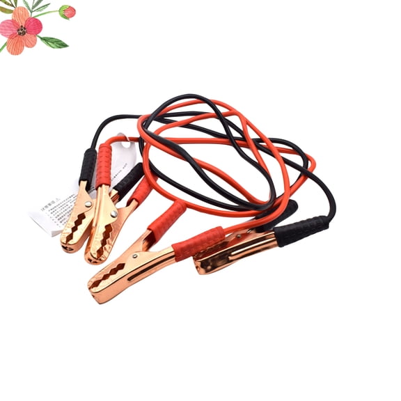 OUNONA High Grade 500A Red Car Emergency Cable Power Wire with Copper Clamp for Battery Boost
