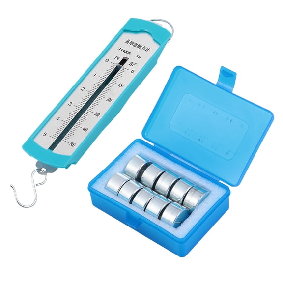 OUNONA High Precision Force Gauge Physics Teaching Instrument Portable Blue