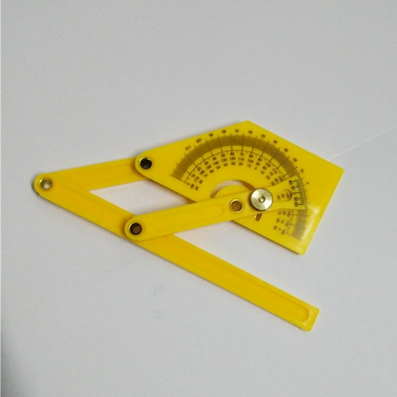 OUNONA High Precision Wood Working Ruler Protractor Multi Function Ruler