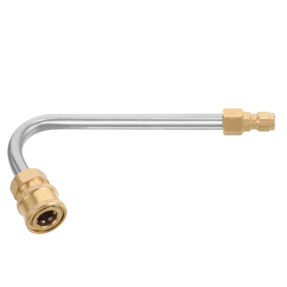 Homoyoyo Golden Stainless Steel Pressure Washer Extension Rod for Gardening Use High Pressure Fittings
