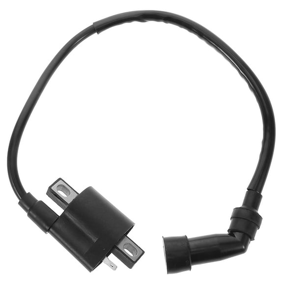 CATIEBYE Universal Motorcycle Ignition Coil Black High Voltage Cap for Reliable Engine Performance