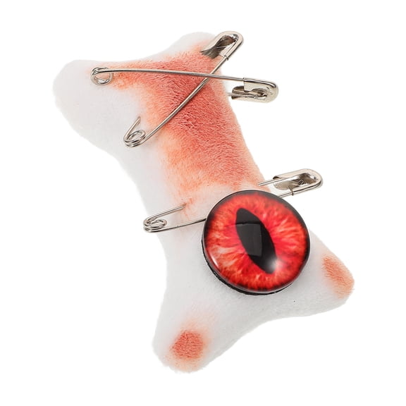 OUNONA Hollow Out Hair Clip Bone Shape Hairpin Multi Fabric 1Pack