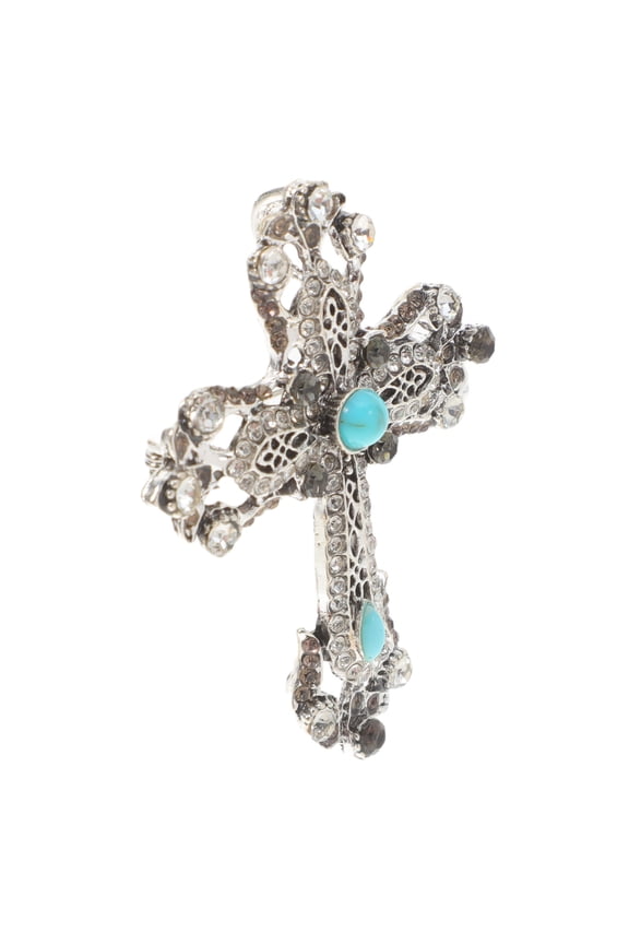 Holy Cross Brooch Pin Crystal Cross Brooch For Men Suit Pin Accessory For Weddings Formal Events Adds A Touch Of Class To Any Outfit