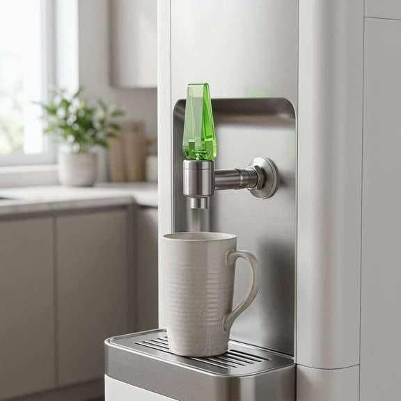 OUNONA Home Use Beverage Jug Spout Replacement Spigot with Curved Stainless Steel Faucet
