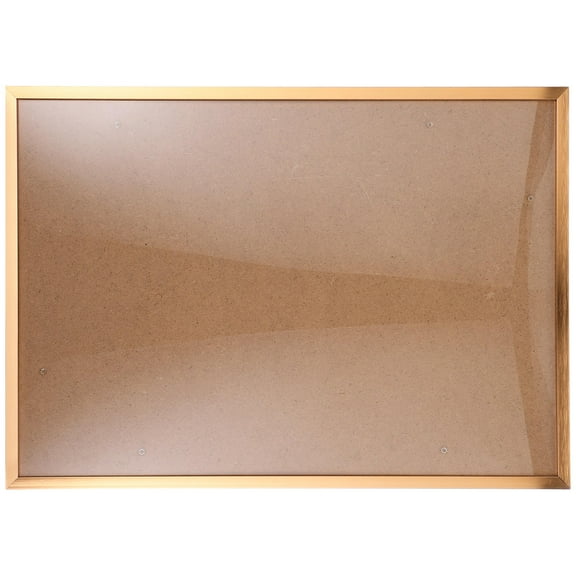 OUNONA Home Use Brown Aluminum Alloy Photo Frame with Stable Structure and Compact Design