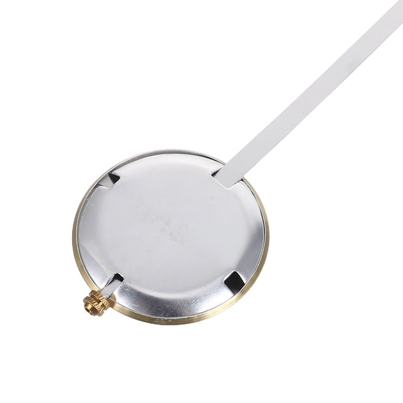 OUNONA Golden Metal Pendulum Quartz Wall Clock Replacement with Silent Movement, Stylish and Elegant Design for Home and Office Decor