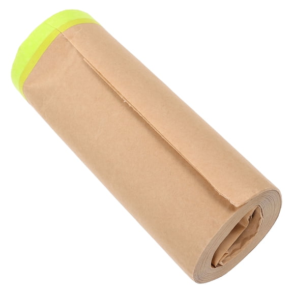 OUNONA Kraft Paper Masking Film for Home Use, Paint Projects, Furniture & Floor , and Easy to Apply