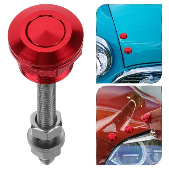 OUNONA Hood Locking Mechanism Quick Release Hood Latches for Vehicle Maintenance 1Pcs