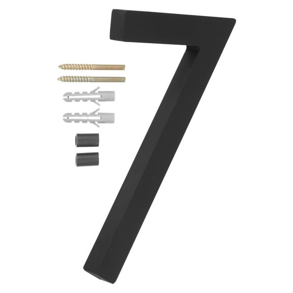DRAFIDEEP House Numbers Self-Adhesive Clear Design For Business Owners 1Pack 5.5x3x0.4In