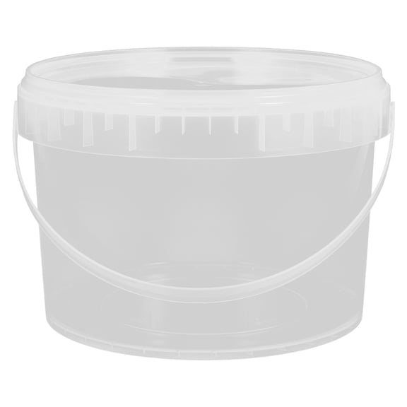 OUNONA Household Bucket Plastic Cleaning Transparent 1Pack